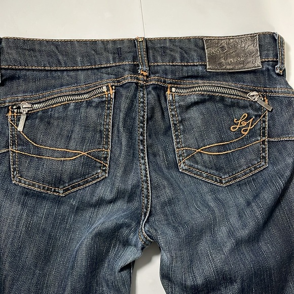 LIU Jeans Straight Legs 30 waist zipper back pockets - Picture 5 of 14